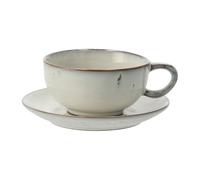 Broste Copenhagen Tasse de thé et soucoupe Nordic Sand 5.8 cm