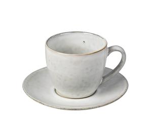 Broste Copenhagen Tasse et soucoupe Nordic Sand 8.8 cm