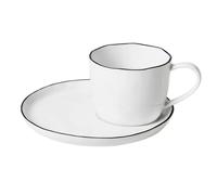 Broste Copenhagen Tasse et soucoupe Salt grand. 6.5 cm