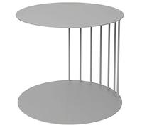 broste Copenhagen Tone Table d'appoint en Acier Gris 40 x 36 cm