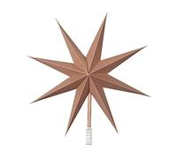 Broste Copenhagen Top Star 70080392 Pointe de Sapin de Noël en Papier Couleur Indien Marron 30 cm