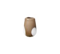 Broste Copenhagen Vase en verre Ada Dot 26 cm Simply taupe warm grey