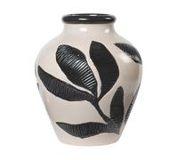 Broste Copenhagen Vase Herbert 30 cm Black-rainy day green