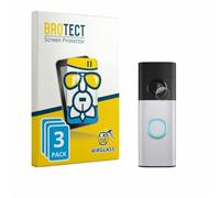 brotect Protection Écran Verre pour Ring Battery Video Doorbell Plus | (2e Gen.) 3 Pièces Clair Protection d'écran Made in Germany Film Protecteur Vitre 9H Anti-Rayures Transparent