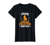 Brother Waste Worker, Un collectionneur de déchets Fier T-Shirt Graphique avec Valeur, Femme, Noir, S