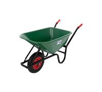 Brouette 100 L 150 kg polypropylène vert roue pneumatique