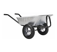Haemmerlin Brouette EXPERT TWIN Premium galvanisée roues gonflées 150 l 306015201