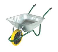 Brouette à roue anti-crevaison Walsall Easiload galvanisée 85L