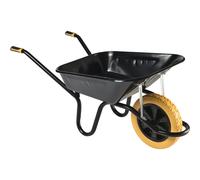 Brouette Aktiv premium 100L HAEMMERLIN caisse peinte noire roue increvable 305000106