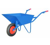 Brouette de chantier 85 L, 2,0 mm, bleue