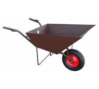 Brouette de chantier 85 L, modèle profond, acier 2,0 mm