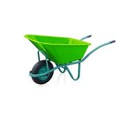 Brouette de jardin à roue gonflée 37cm Polyvalente avec cuve PVC 100Litres VITO