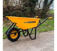 Brouette en plastique robuste pour le jardin et la construction