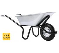 Brouette HAEMMERLIN Aktiv Excellium Plus 120L RENO Galva Roue Gonflée Grise - 305400605