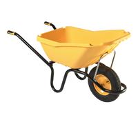 Brouette Haemmerlin Polypro Pick Up 110L Jaune Roue Gonflée - 305122205