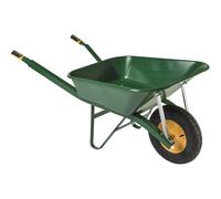 Brouette Haemmerlin Pro Select Bati Plus 100L peinte verte roue gonflée -302334106