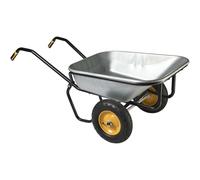 Brouette Haemmerlin Pro Select Expert Twin 160L Galvanisée 2 roues gonflées -306225701