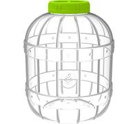 BROWIN® 602020 Bocal multifonction en PET anti-éclats avec bouchon à vis 10 l | Pour produits de conserve, liqueurs et autres boissons alcoolisées jusqu'à 95% d'alcool