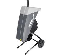 Broyage de jardin 2500W, pour les branches jusqu'à 45 mm de diamètre, avec un grand sac de récupération de 65 litres, des roues de transport, un broyeur et un composteur – plus de puissance et d'effic