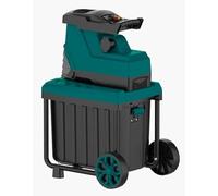 Broyage de jardin, broyeur électrique de 3000W, moteur sans balais, alimentation automatique avec système de retour, pour les branches jusqu'à 45 mm, bac de récupération de 60 litres, protection contr
