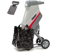 Broyage électrique pour jardin IMH 2500, comprenant un sac de récupération de 45 litres, 2500 watts. Broyeur à lames avec moteur haute performance, lames réversibles durables, idéal pour la production