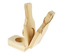 Broyeur à bananes en bois 2 en 1 portable pliable | Moulin à banane, presse-purée | Outil de cuisine pour la préparation de fruits et légumes et pour la fabrication des aliments
