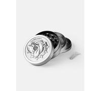Broyeur à épices aromatiques en métal 4 parties avec filtre - Moulin manuel en aluminium avec dents aiguisées et classeur