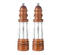 Broyeur à pour sel Manuel en pour bois et Plastique Broyeur à | Mécanisme twist simple, broyage pour efficace, poivre , pour sel de mer, piment séché, usage quotidien