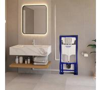 Broyeur adaptable Waterwall Design enduit blanc avec bâti-support Grohe - WATERMATIC FRWAD41A5526