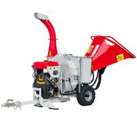 Broyeur de branches pro avec alimentation à rouleau hydraulique 27ch 740 cc 125 mm - Démarrage électrique - Puissant et Rapide Stattos HDK130H