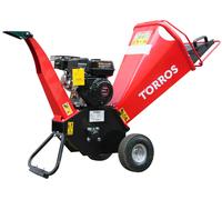 Broyeur de branches pro thermique essence 6,5 CV 196 cc 100 mm démarrage manuel Torros HHK84