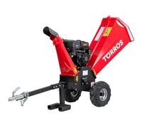 Broyeur de branches pro tractable thermique essence 15 CV 420 cc 120 mm démarrage électrique Torros HHK124
