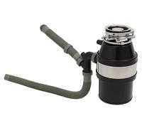 Broyeur de déchets alimentaires, technique de broyage améliorée, nettoyage efficace de la cuisine, noir