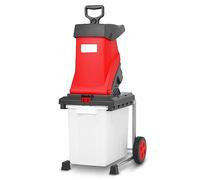 Broyeur de feuilles électrique avec boîte de collecte de 50 L, 4050 tr/min, largeur de coupe < 40 mm, coupe rapide pour l'entretien du jardin et de la terrasse