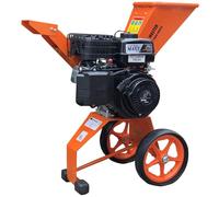Broyeur de jardin à essence - 6 CV - 208 cc - Moteur 4 temps - Broyeur de branches et de feuilles