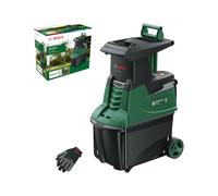 Broyeur de jardin à turbine Bosch - AXT 25 TC (2 500 W;conçu pour le bois et les débris de jardin;fourni avec des gants de jardin;bac de ramassage de 53L intégré;livré dans un carton) - Amazon Edition