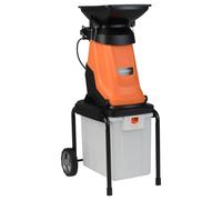 Broyeur de jardin électrique, 3000 W, bac de ramassage de 50 L