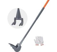 Broyeur de palettes 137,2cm Lève-lattes 907kg de capacité de charge Pied de biche Q235 Acier au carbone Pied de biche et de démolition avec gants Pallet Buster construction universelle