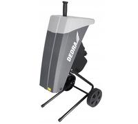 Broyeur de végétaux électrique DEDRA 2500 W, diamètre de coupe 45 mm, vitesse 0-2950 tr/min, sac de collecte 65 L, broyeur de branches pour jardin et entretien des déchets verts