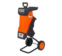 Broyeur de Végétaux Électrique RURIS ST100S 2400W - Branches 40 mm 4500 tr/min Sac 50L Chassis Métallique Roues