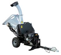 Broyeur de végétaux et branches à rouleau hydraulique pro tractable thermique essence 15cv 420cc 120mm avec démarrage électrique Torros HDK125H