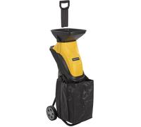 PowerPlus Broyeur à bois 2500 W – Jaune – Prise UE 220 V – Taille unique