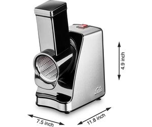 Broyeur SOLIS 350 W 2 pièces 2 tambours de coupe gr