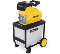 Broyeur Végétaux 2800W, Diamètre de Coupe 45mm, Sac 50L, Moteur à Induction, Tambour Réversible