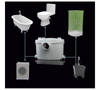 Broyeur wc adaptable silencieux 550 watts, Broyeur sanitaire BSF-550-UP salle de bain WC, Trappe de maintenance rapide, marque Française BSF