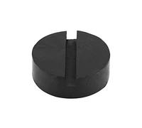 Brrnoo Adaptateur de Coussinet en Caoutchouc pour Rail de Cadre Fendu, pour Un Levage Sûr de la Voiture et Compatible avec la Plupart des Types