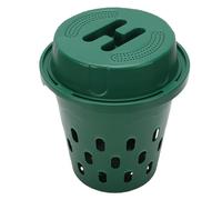 BRRNOO Composteur enterré Bac à Compost de Ferme Extérieur Bac à Composter à Lombricompostage Ventilation à 360 Degrés Couvercle Amovible Espace réservé pour Parterres de Jardin (Green)