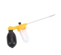 Brrnoo Distributeur Applicateur de Plumeau de Diatomées Réglable de 19 à 48 Cm de Longueur avec Pot Transparent et Acier Inoxydable Robuste pour Le Jardin