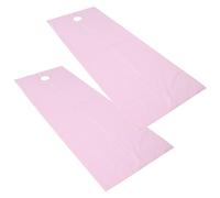 Brrnoo Feuilles de Table de Massage, avec Conception de l'huile Polyester Disposables Draps de Lit pour Salon de beauté, Massage, Centre de Spa (PINK)