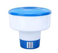 BRRNOO Flotteur de Chlore de Piscine [Marque] Flotteur d'eau de Piscine Distributeur Flottant Réglable en Plastique Rétractable avec Anneau Rotatif de Contrôle du Débit pour Piscines,
